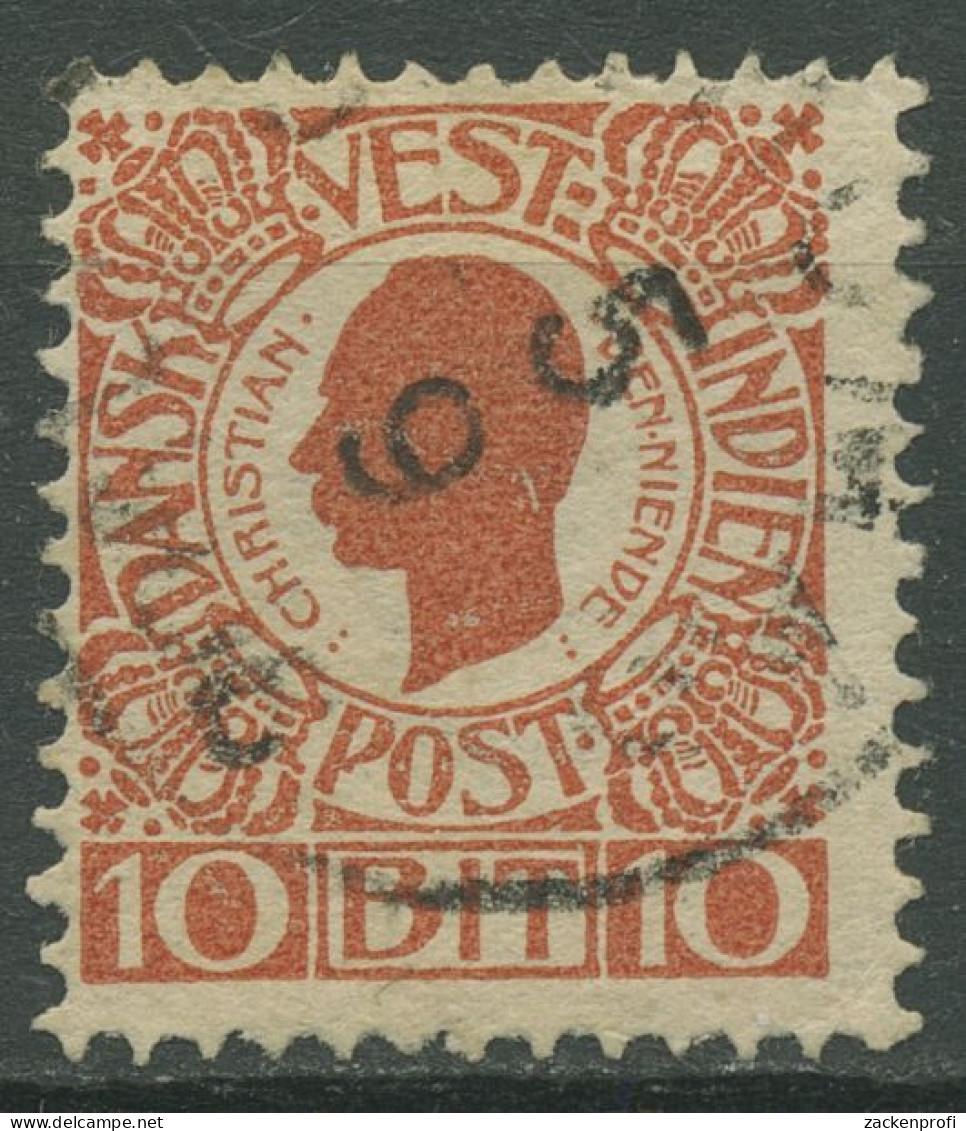 Dänisch Westindien 1905 König Christian IX., 30 Gestempelt - Danimarca (Antille)