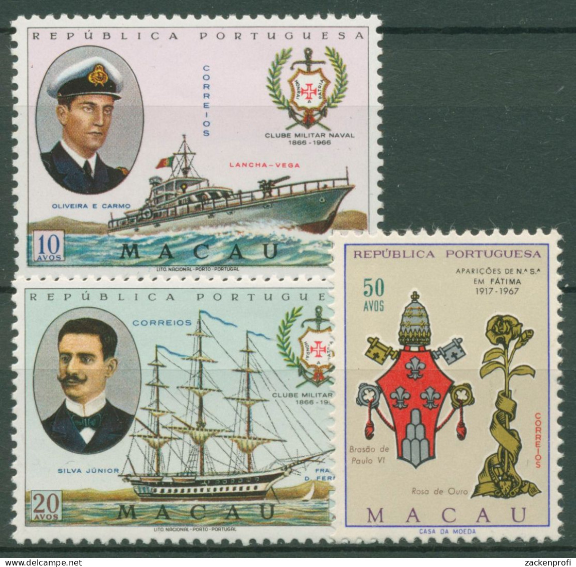 Macau 1967 Kompletter Jahrgang (440/42) Postfrisch - Unused Stamps