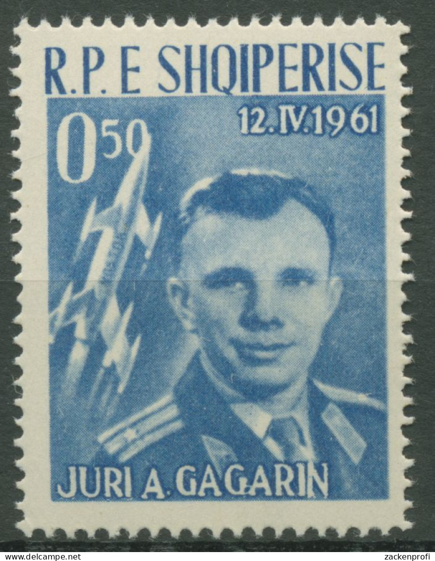 Albanien 1962 Raumfahrt Kosmonaut Jurij Gagarin 642 Postfrisch - Albania