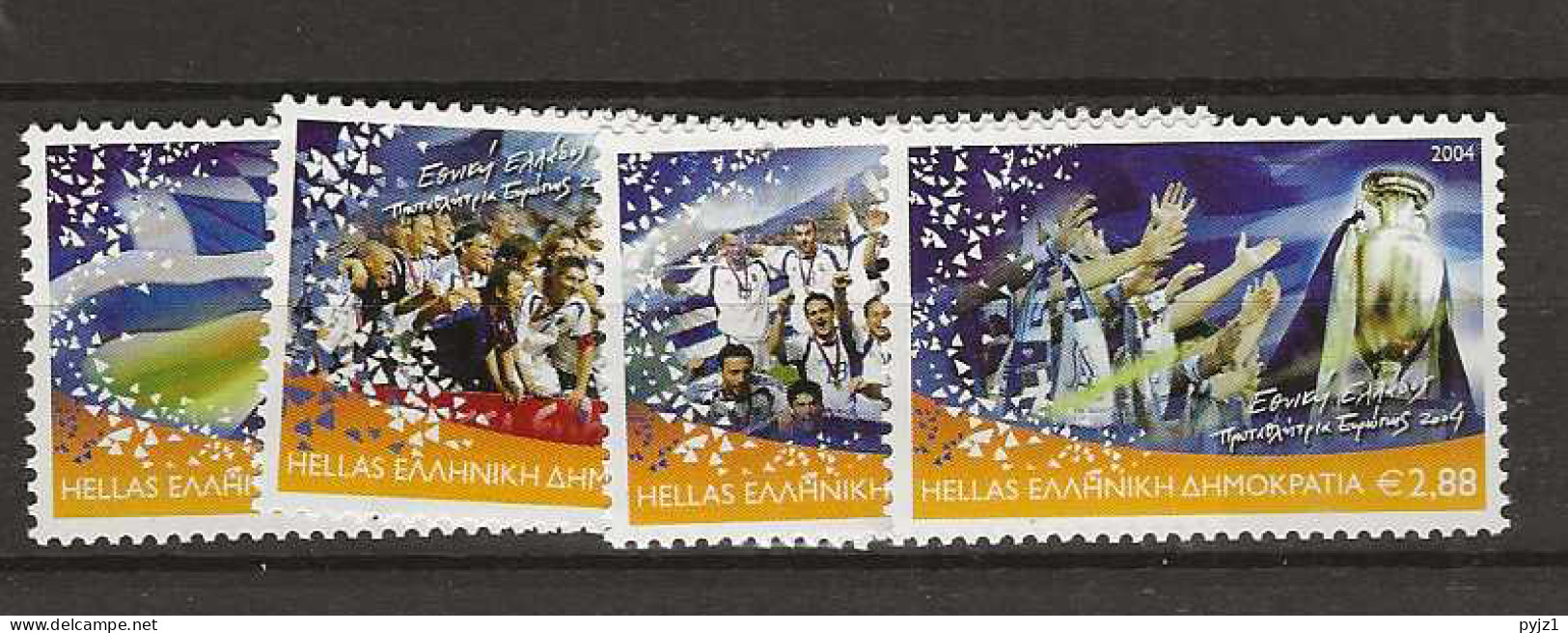 2004 MNH Greece Mi 2230-33 Postfris** - Unused Stamps