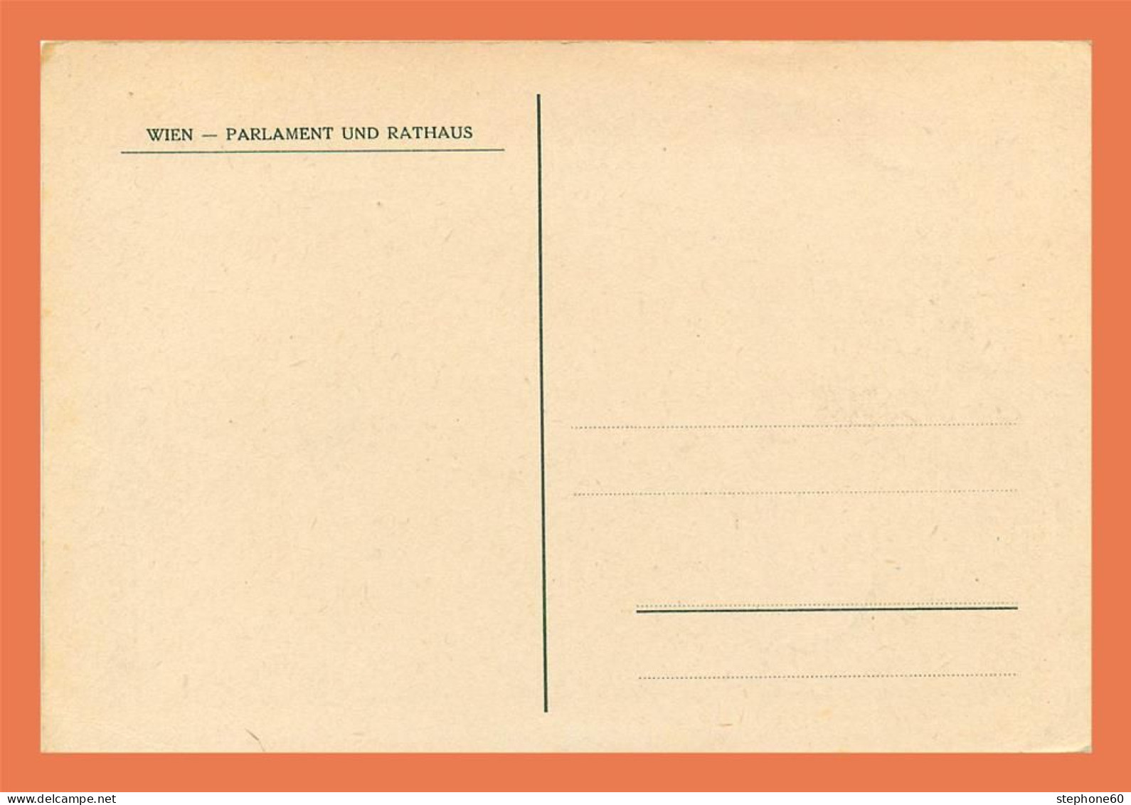 A491 / 389 WIEN Parlament Und Rathaus - Unclassified