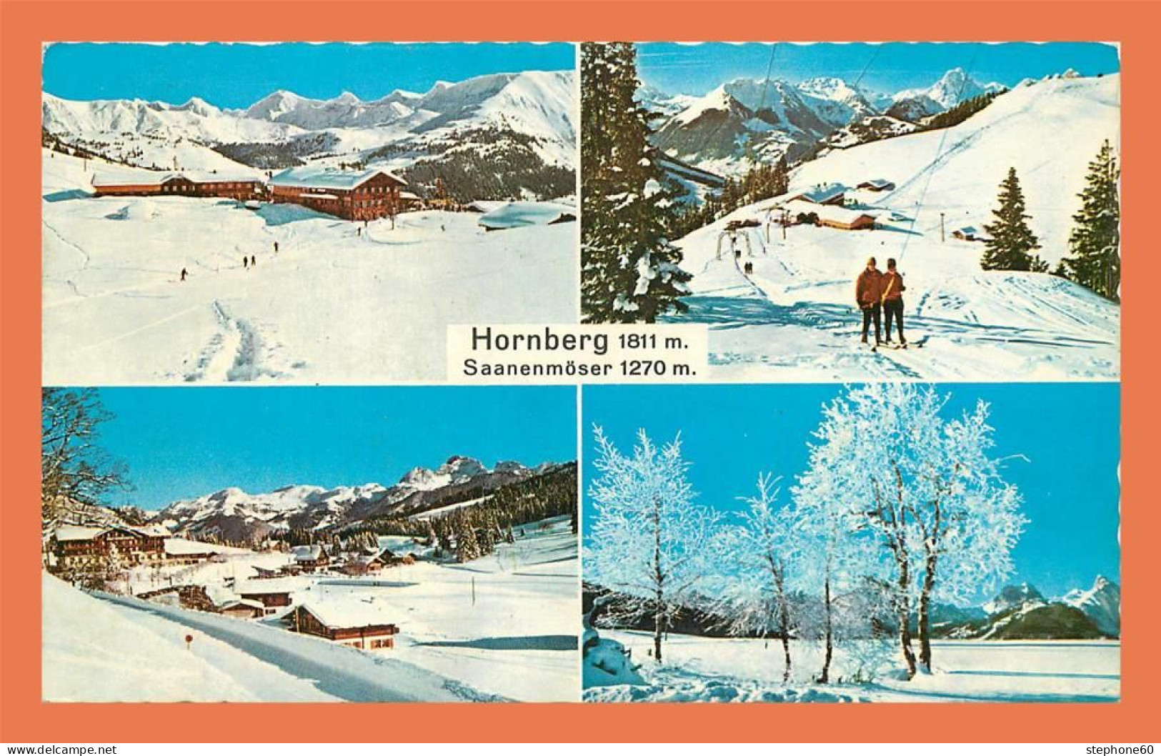 A485 / 483 Suisse HORNBERG Saanenmoser Multivues - Berg