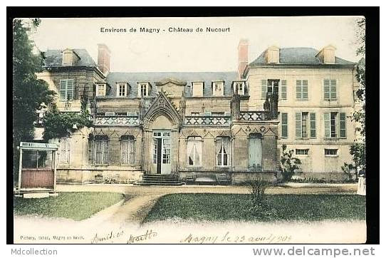 95 NUCOURT /         Château De Nucourt    / BELLE CARTE COULEUR - Nucourt