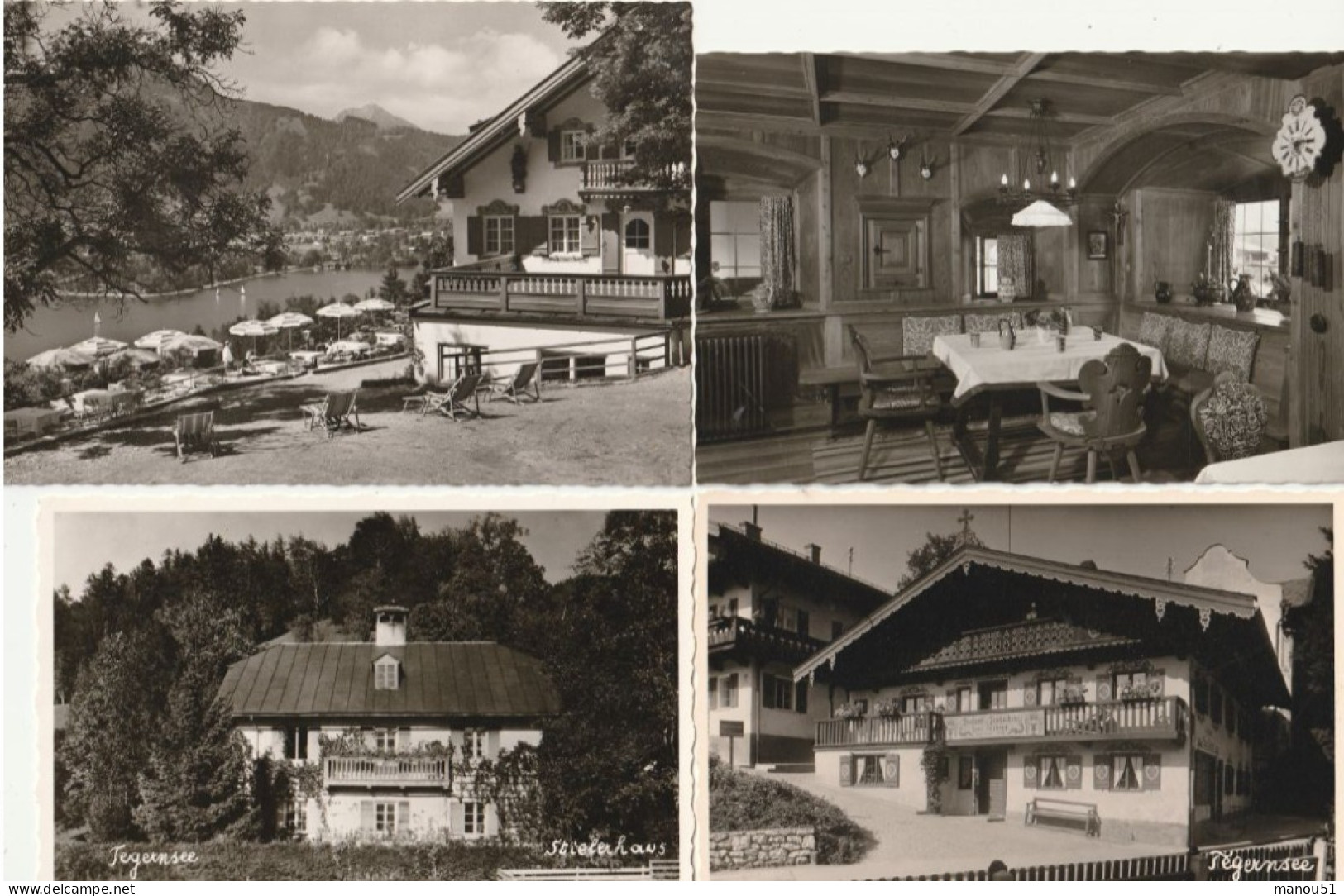 Allemagne - TEGERNSEE - Lot De 4 CPSM - Tegernsee