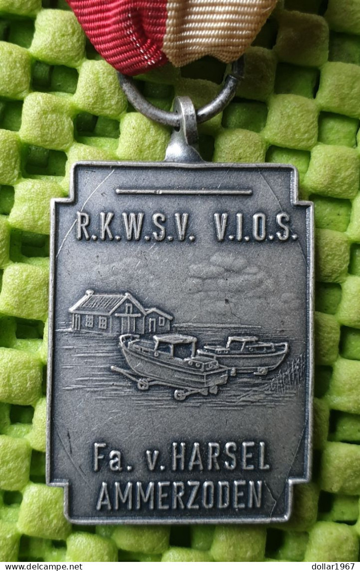 Medaile    R.K.W.S.V. V.i.o.s. , Fa. V. Harsel Ammerzoden .  . -  Original Foto  !!  Medallion  Dutch - Autres & Non Classés