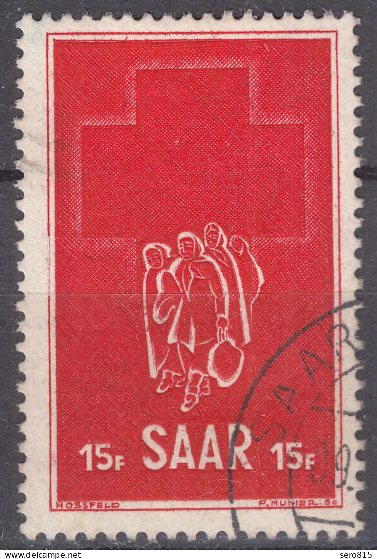 Saarland 1952 Mi. 318 – Rotes Kreuz Woche Gestempelt Used     (70552 - Autres & Non Classés