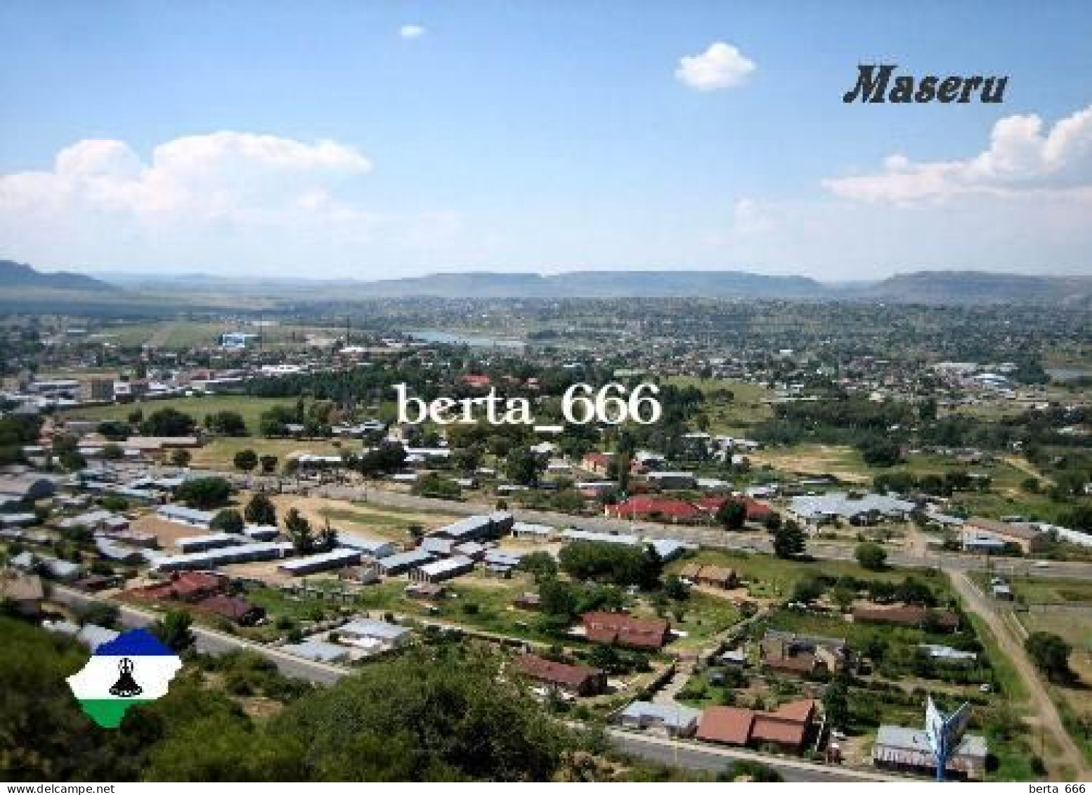 Lesotho Maseru Aerial View New Postcard - Lesotho