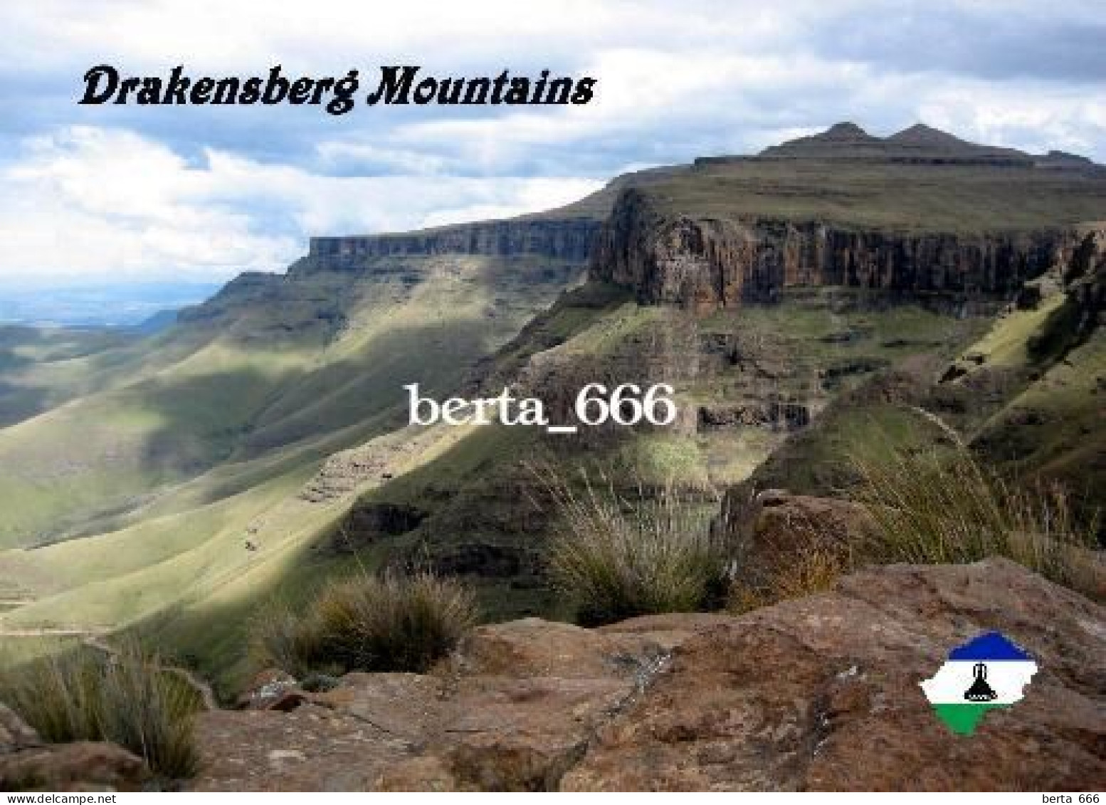 Lesotho Drakensberg Mountains UNESCO New Postcard - Lesotho