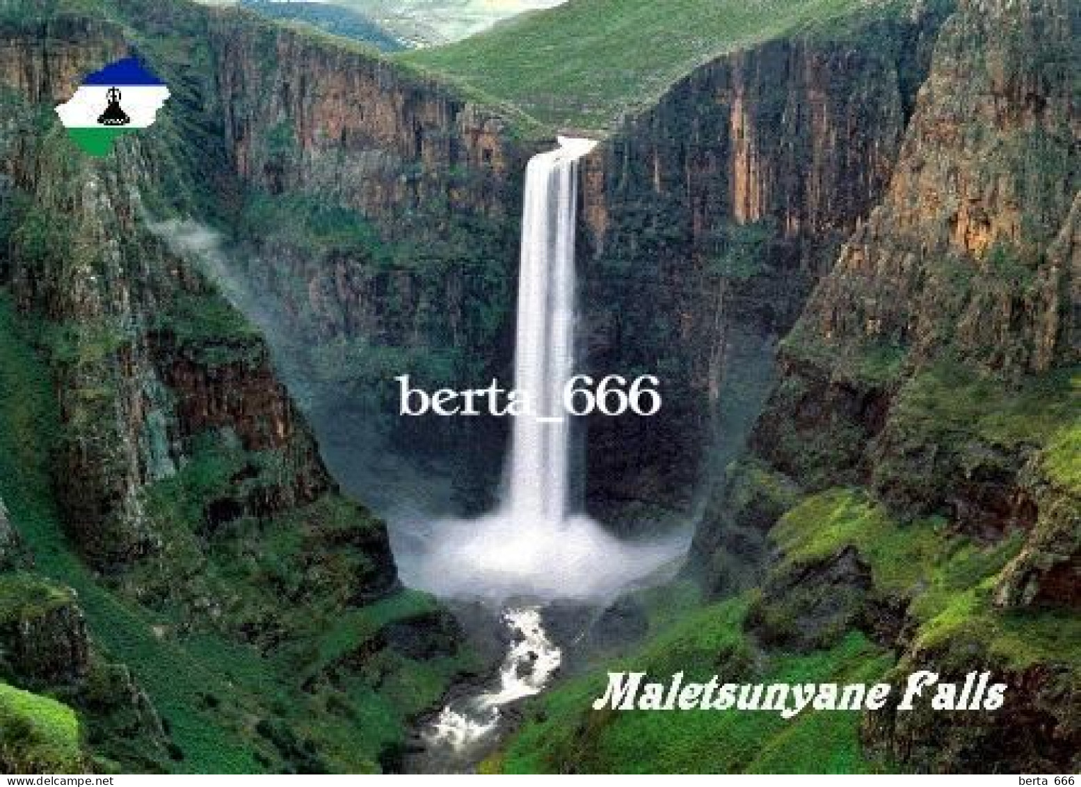 Lesotho Maletsunyane Falls New Postcard - Lesotho