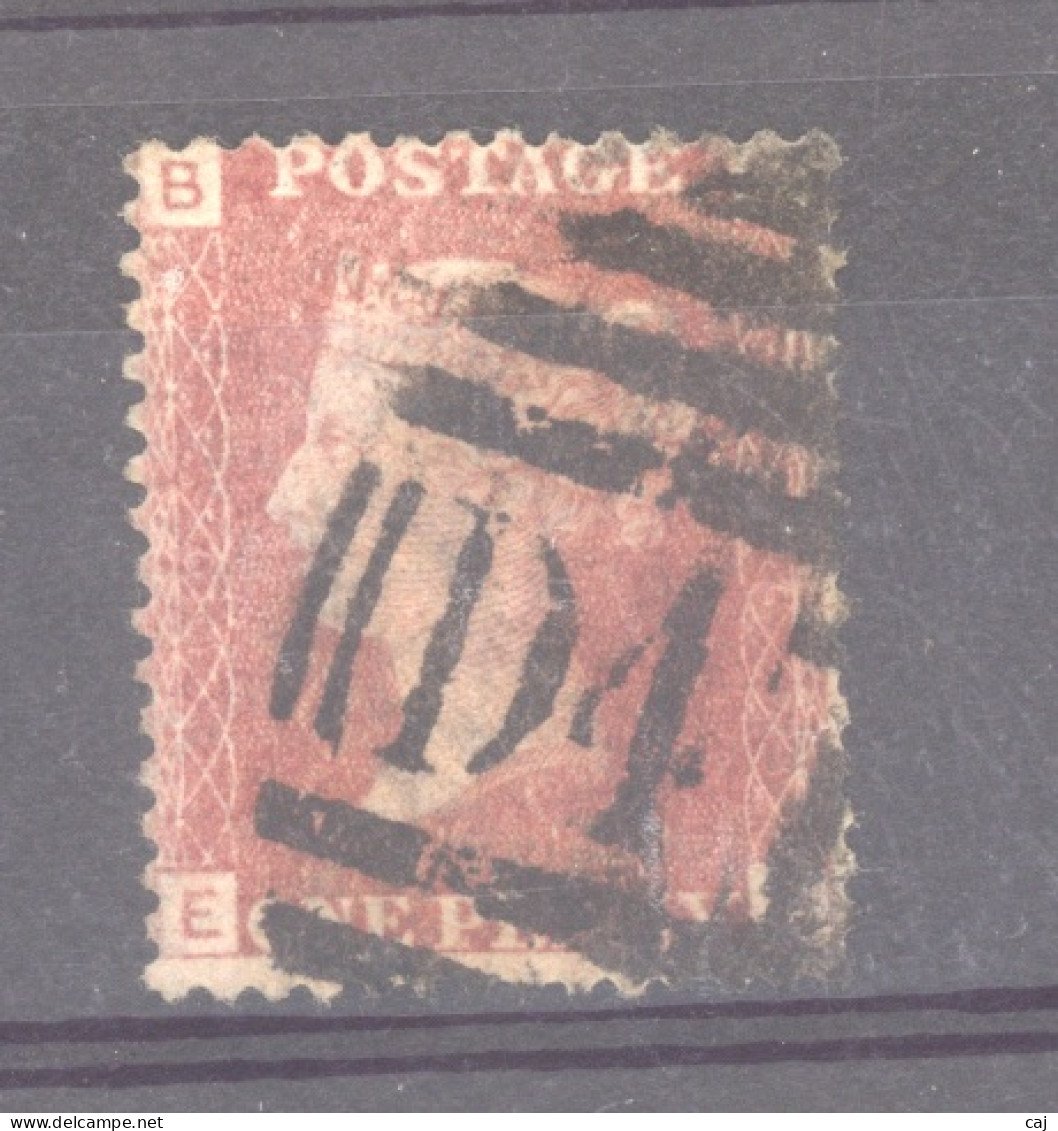 0gb  0664  -  Grande Bretagne  :  Yv  26  (o)  Planche 105 ,   Obl.  D47  Polymedia  Chypre - Gebraucht