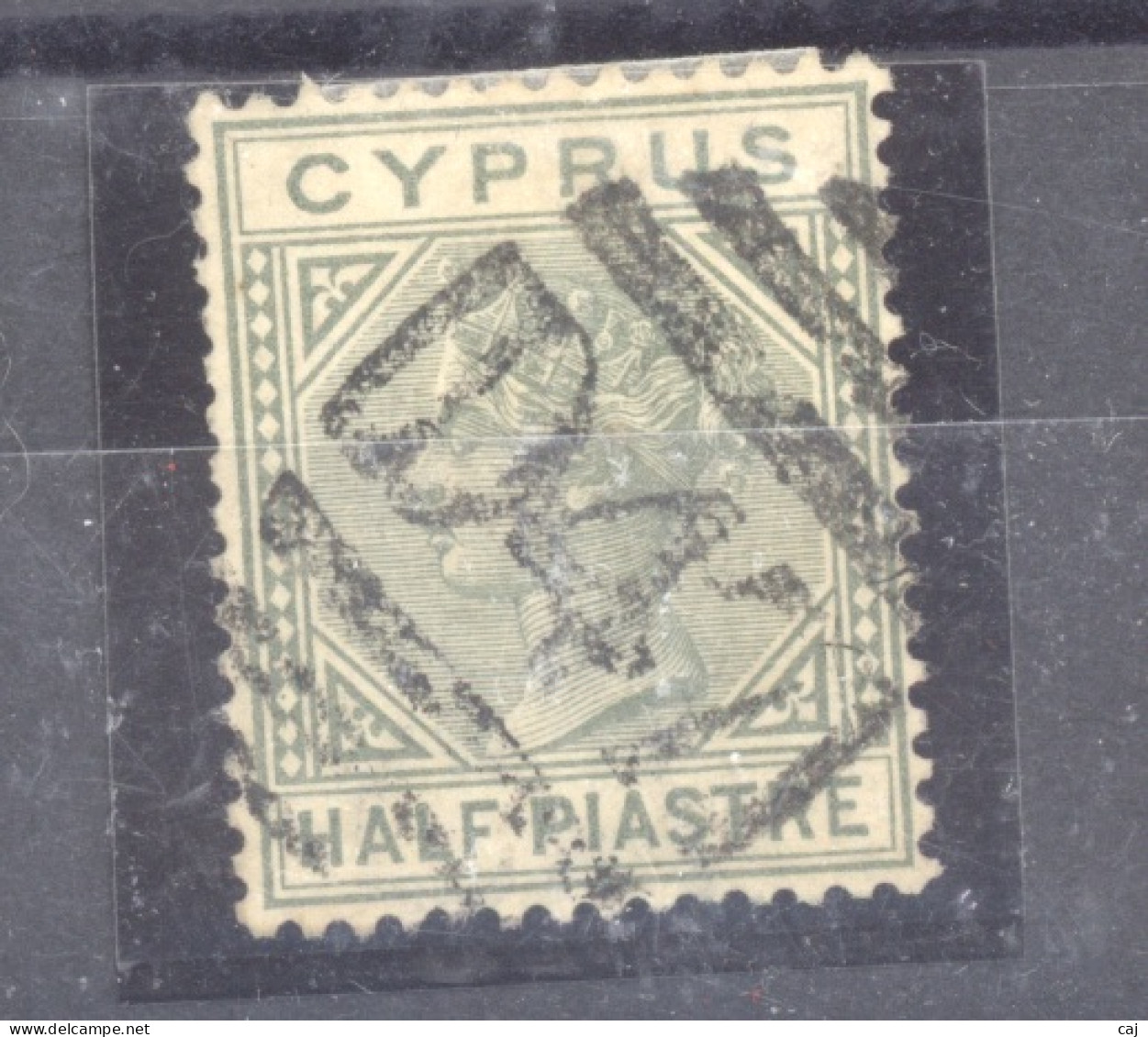 0gb  0672  -  Chypre  :  Yv  16 I   (o)   ,     Obl.  D47  Polymedia  Chypre - Zypern (...-1960)