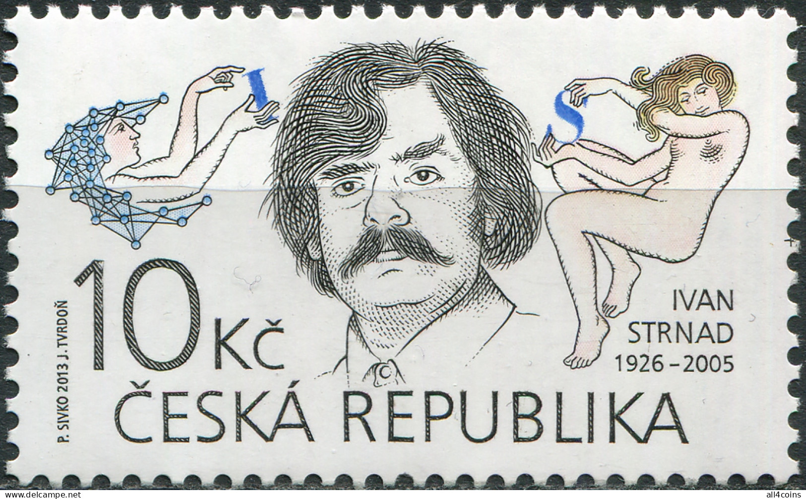 Czech Republic 2013. Ivan Strnad, Stamp Designer (MNH OG) Stamp - Nuevos
