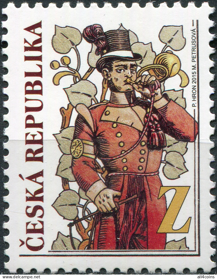 Czech Republic 2015. Postal Services As Portrayed By Murals (MNH OG) Stamp - Ungebraucht