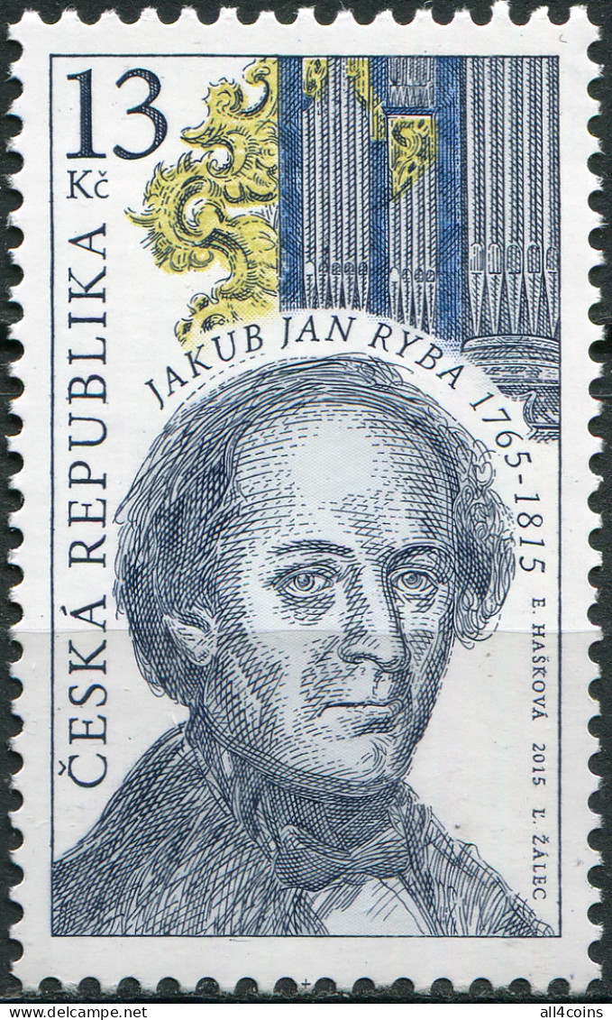 Czech Republic 2015. 250 Years Of The Birth Of Jakub Jan Ryba (MNH OG) Stamp - Unused Stamps