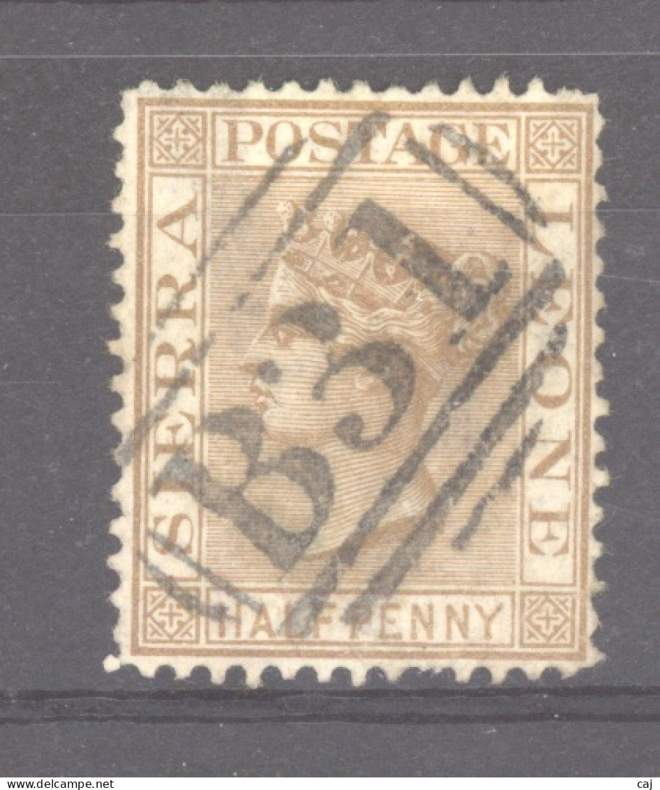 0gb  0674  -  Sierra Leone  :  Yv  10   (o)      Obl.  B31  Freetown  Sierra Leone - Sierra Leone (...-1960)