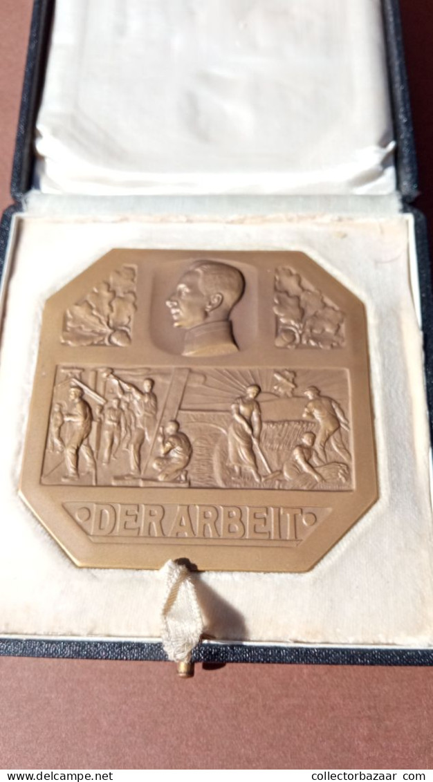 Spectacular Bronze Medal In Box Original  1911 Germany Poland Silesia Ostdeutsche Ausstellung Posen - Altri & Non Classificati
