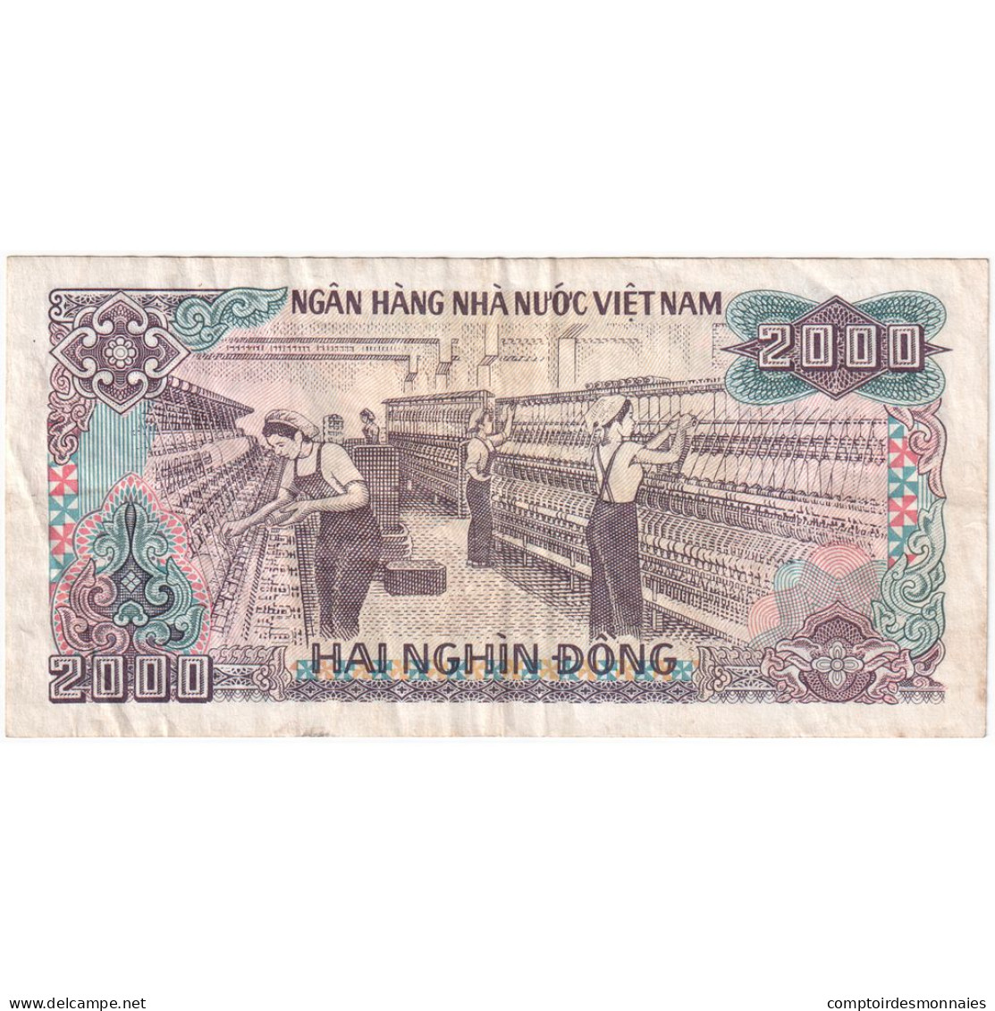 Viet Nam, 2000 Dông, 1988, TB+ - Viêt-Nam