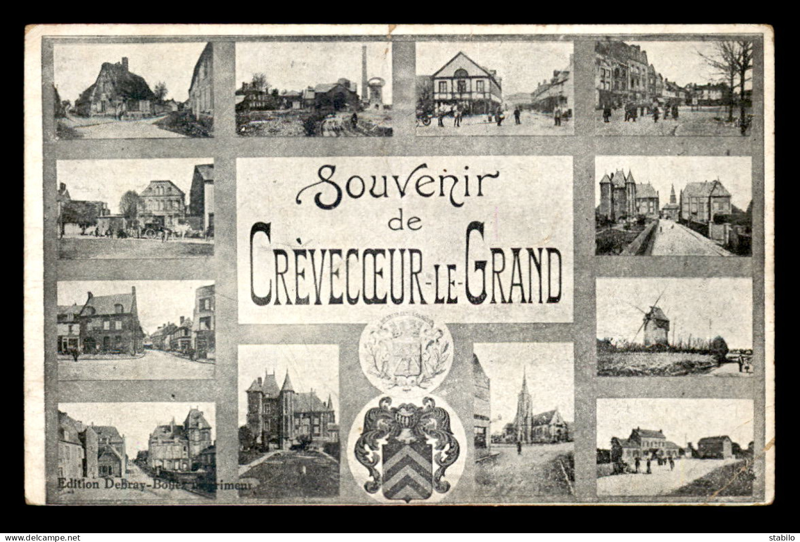 60 - CREVECOEUR-LE-GRAND - SOUVENIR MULTIVUES - Crevecoeur Le Grand