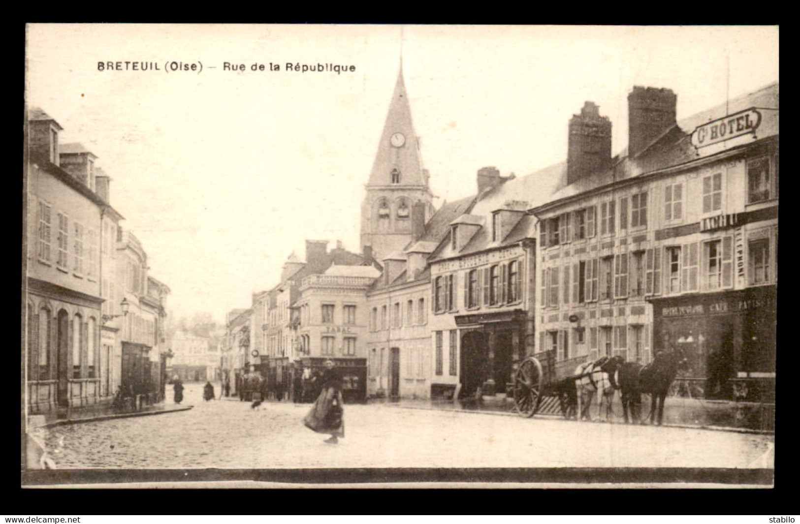 60 - BRETEUIL - RUE DE LA REPUBLIQUE - Breteuil