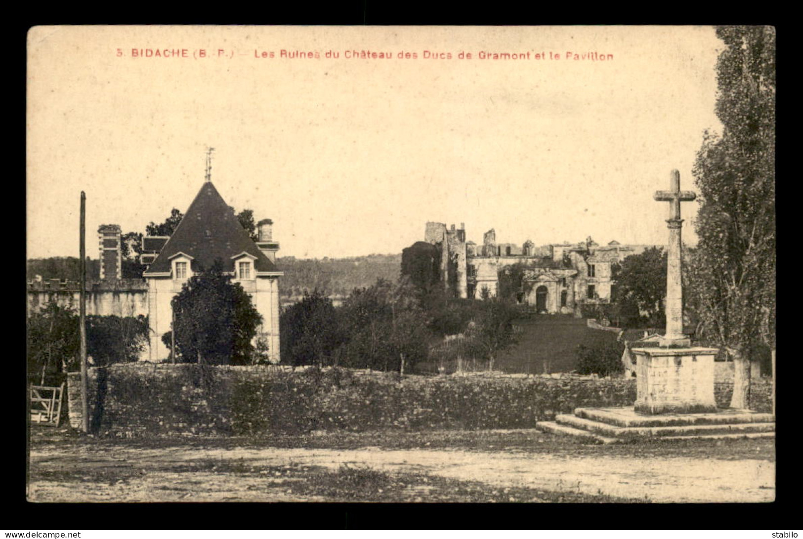 64 - BIDACHE - LES RUINES DU CHATEAU DES DUCS DE GRAMONT - Bidache