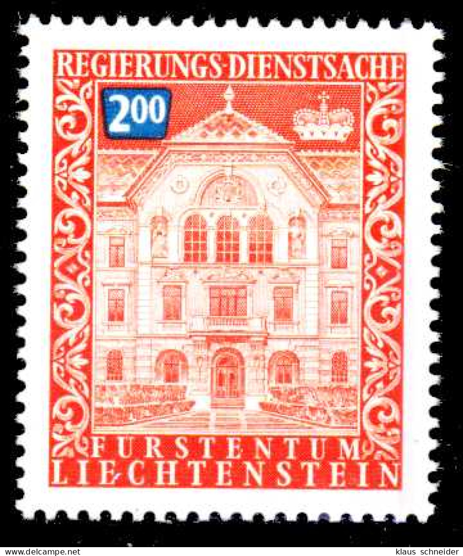 LIECHTENSTEIN DIENSTMARKEN 1976 89 Nr 68 Postfrisch S4FF59E - Dienstzegels