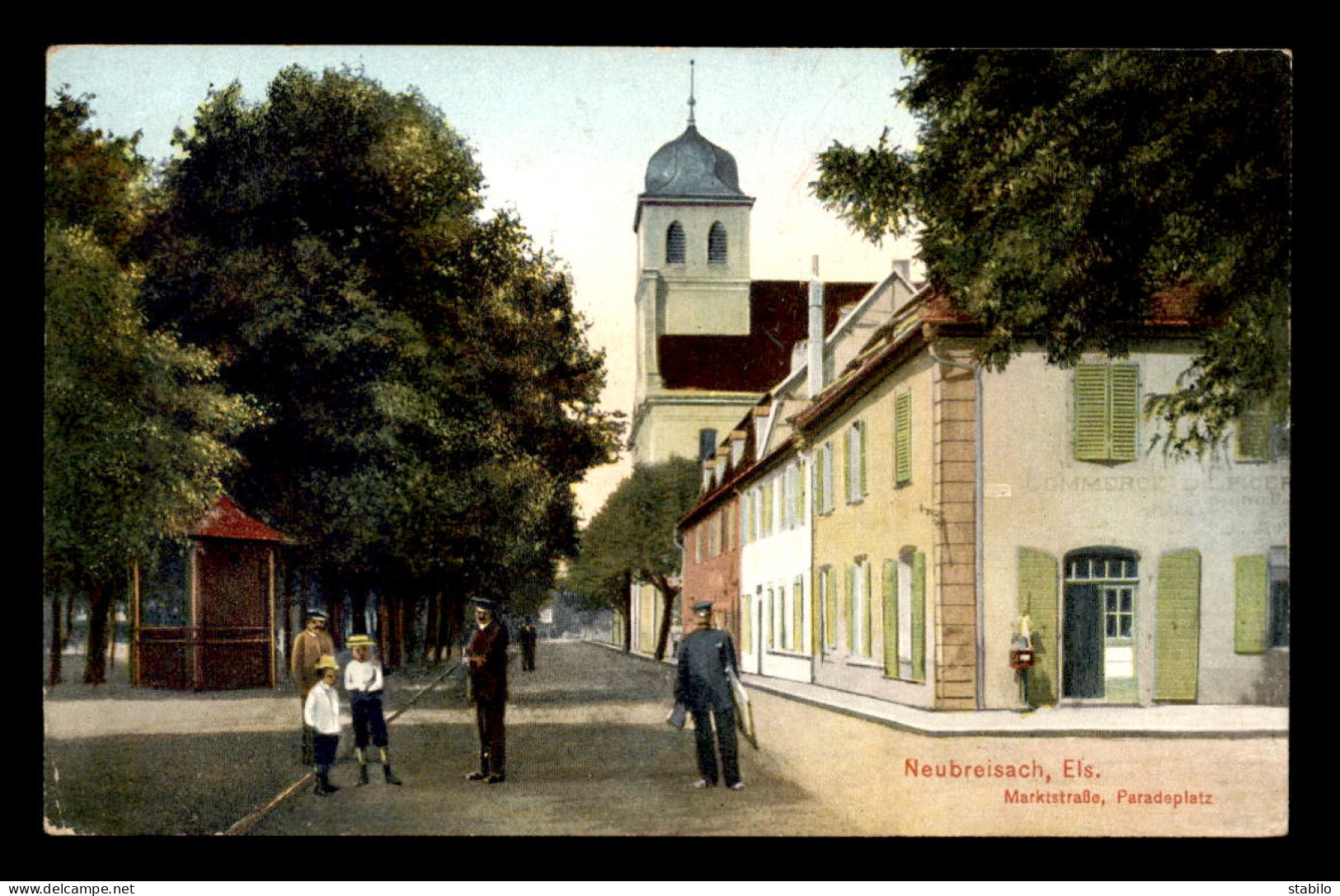 68 - NEUF BRISACH - NEUBREISACH - MARKTSTRASSE - PARADEPLATZ - Neuf Brisach