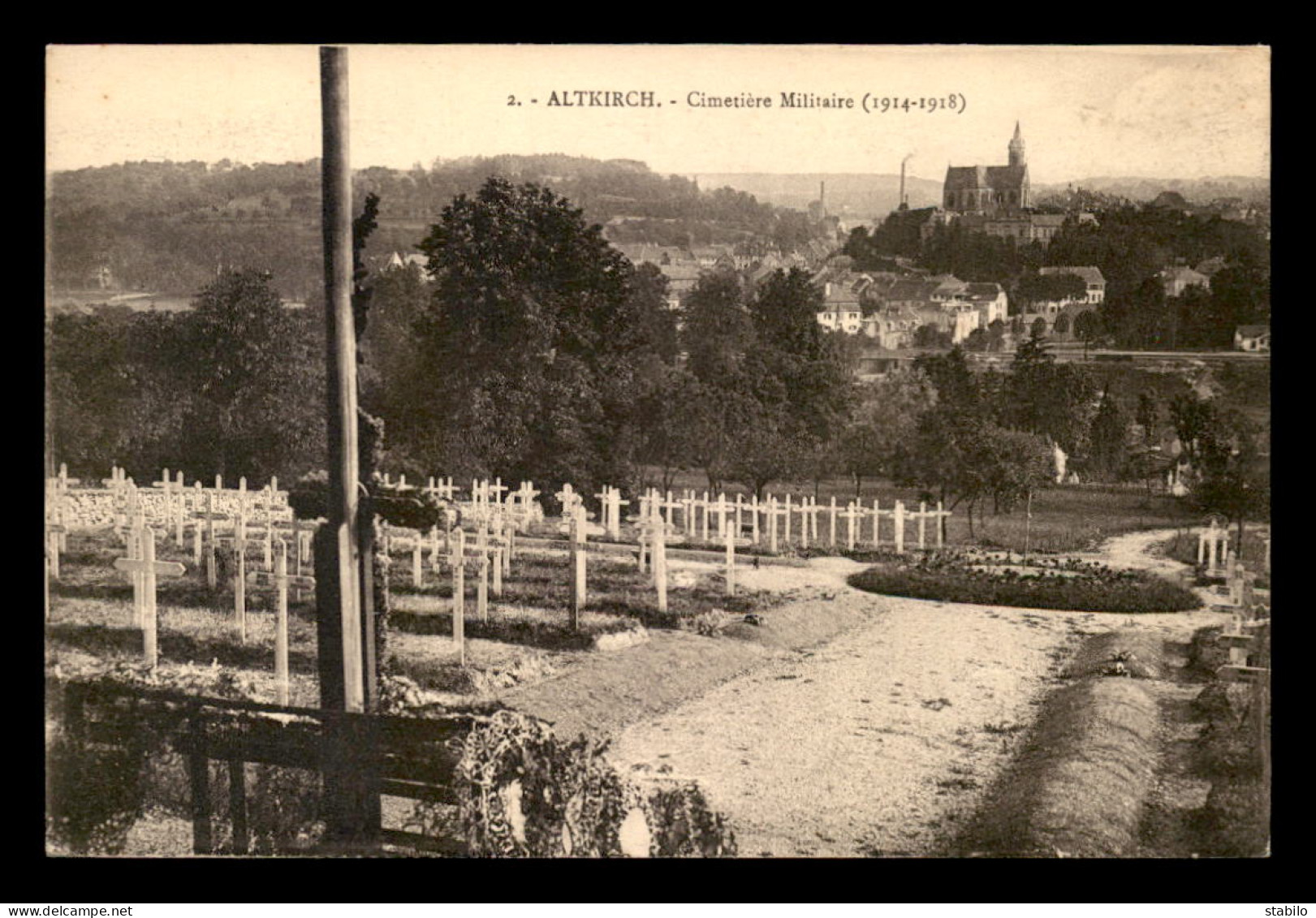 68 - ALTKIRCH - CIMETIERE MILITAIRE - GUERRE 14/18 - Altkirch