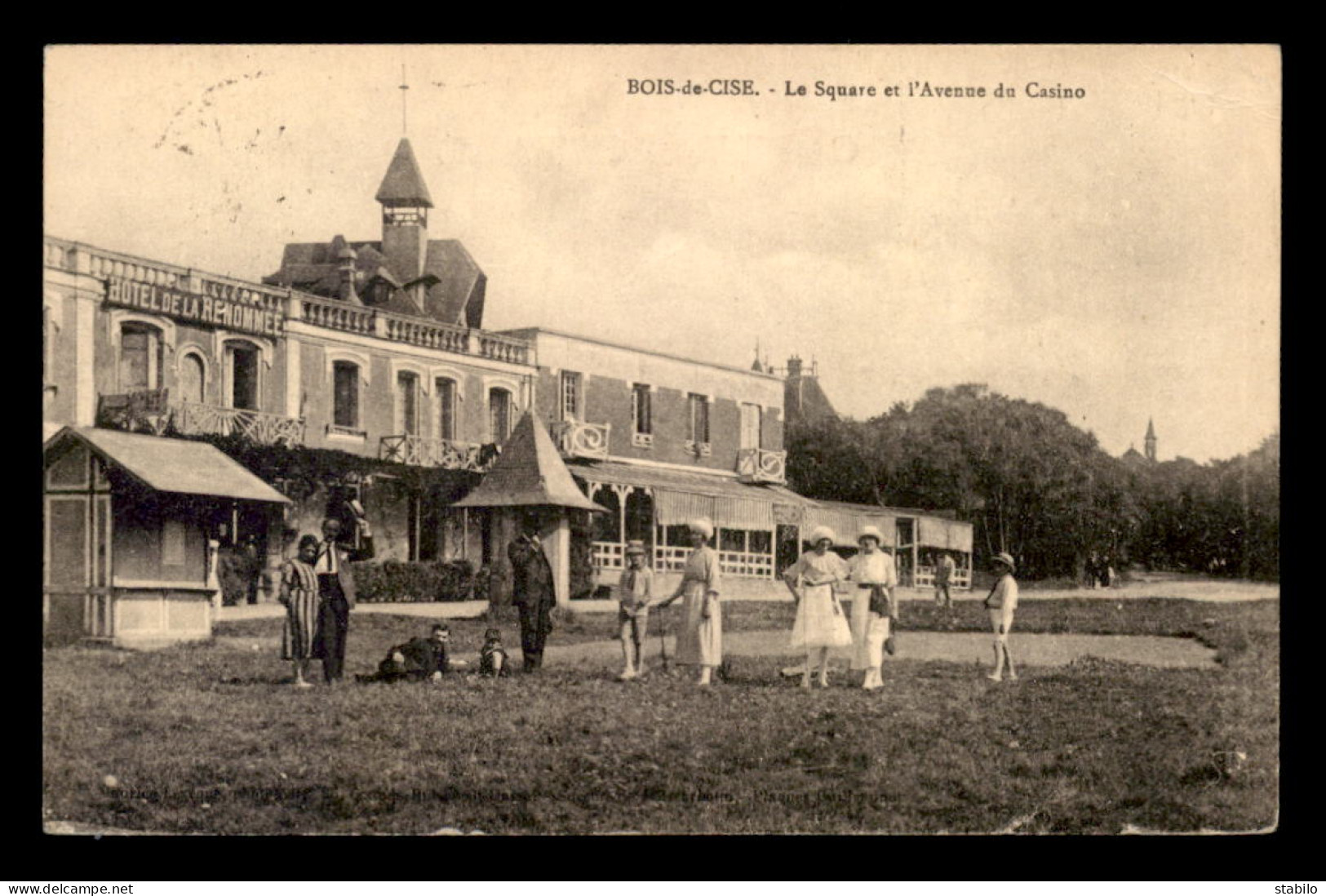 80 - BOIS-DE-CISE - LE SQUARE ET L'AVENUE DU CASINO - Bois-de-Cise