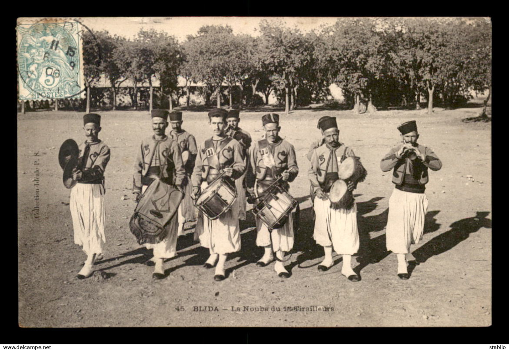 ALGERIE - BLIDA - LA NOUBA DU 1ER TIRAILLEURS - Blida