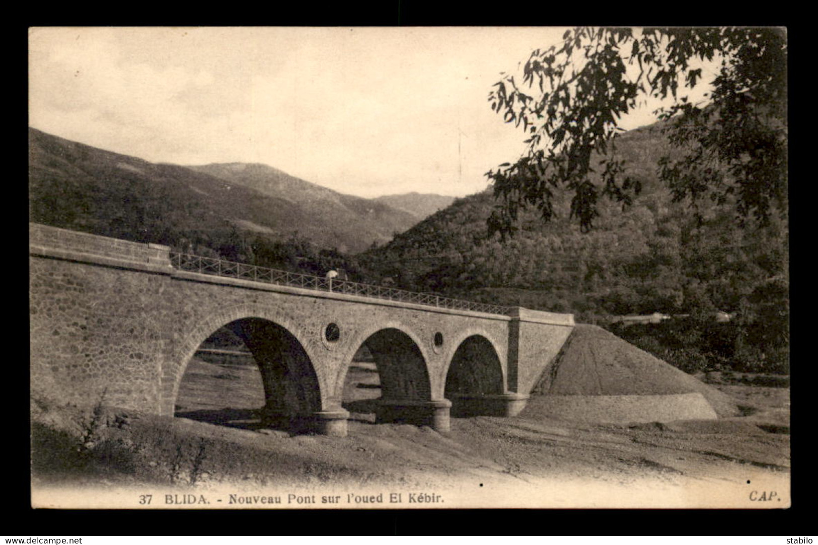 ALGERIE - BLIDA - NOUVEAU PONT SUR L'OUED-EL-KEBIR - Blida