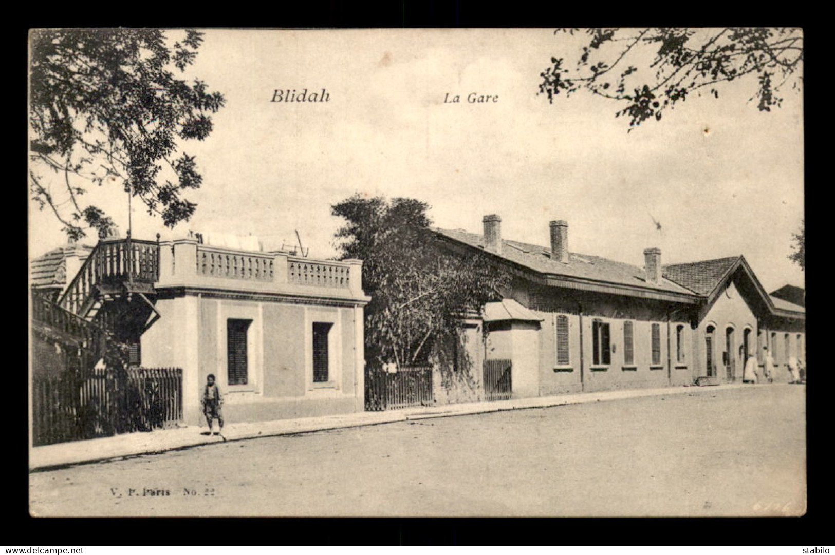 ALGERIE - BLIDA - BLIDAH - FACADE DE LA GARE - Blida