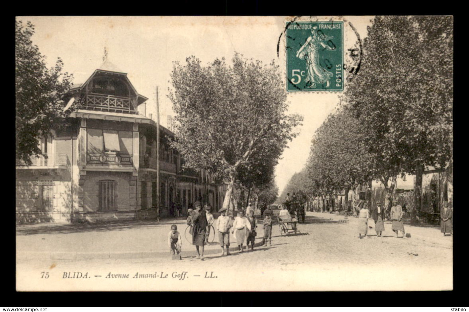 ALGERIE - BLIDA - AVENUE ARMAND LE GOFF - Blida