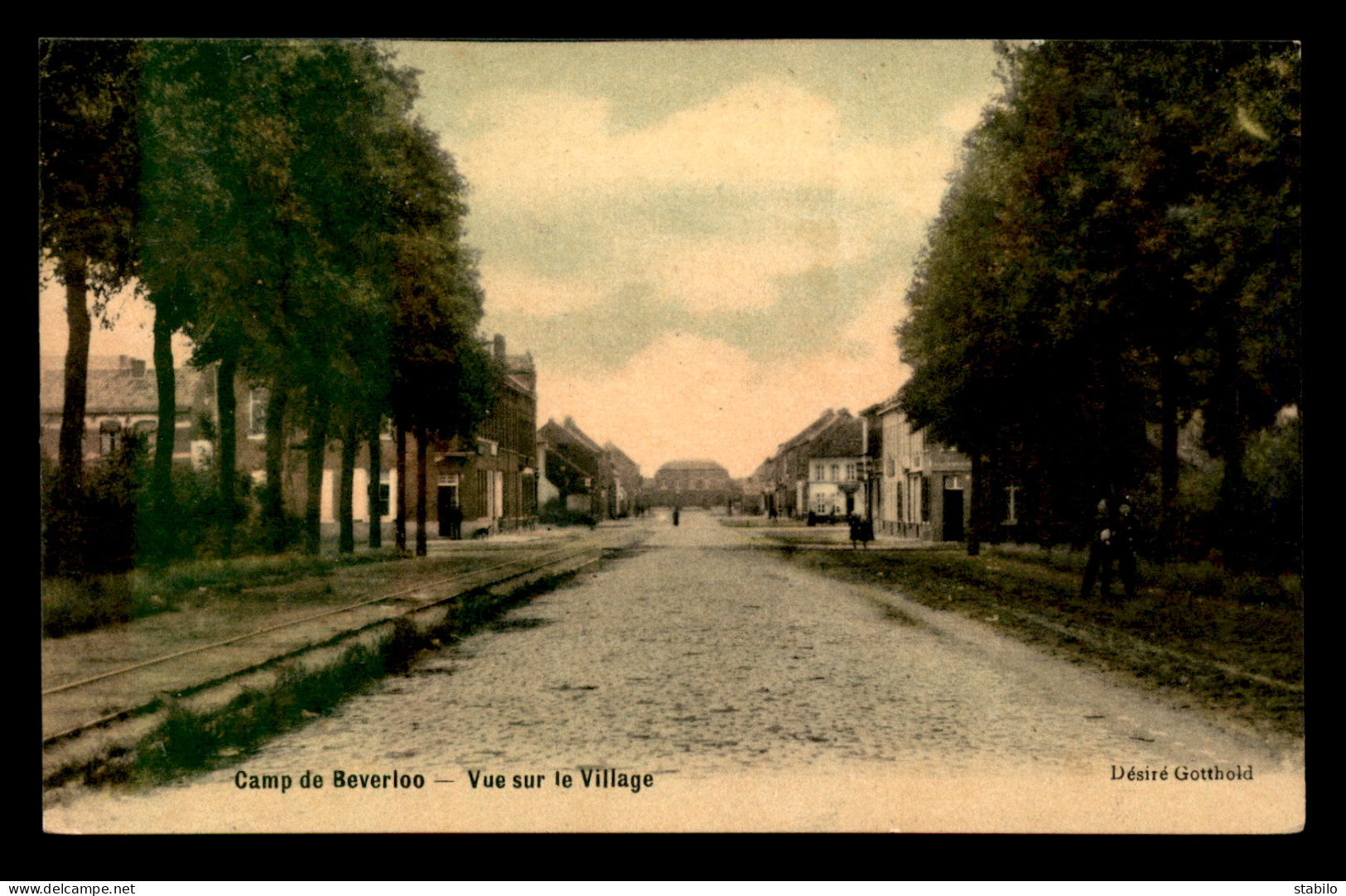 BELGIQUE - CAMP DE BEVERLOO - VUE SUR LE VILLAGE - Leopoldsburg (Kamp Van Beverloo)