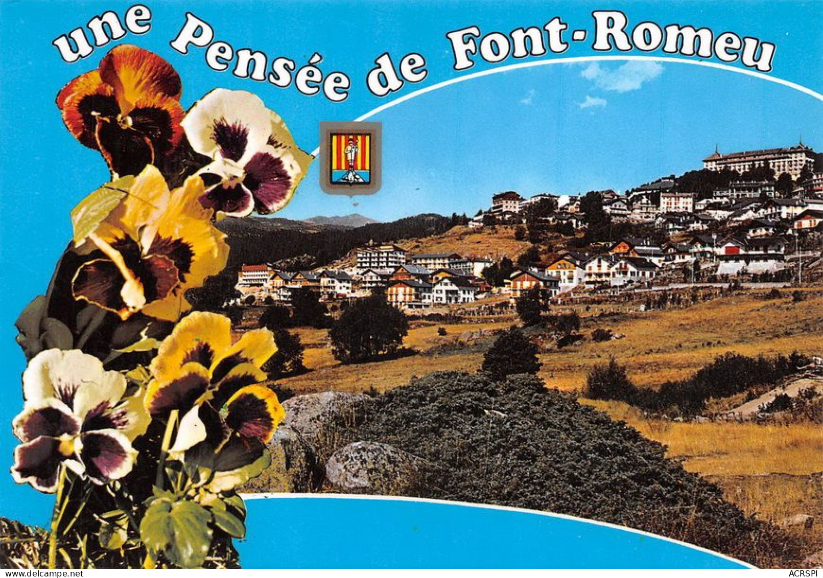 66  Font-Romeu-Odeillo-Via  Vue Générale Aérienne                (Scan R/V) N°   1   \MT9120 - Prades