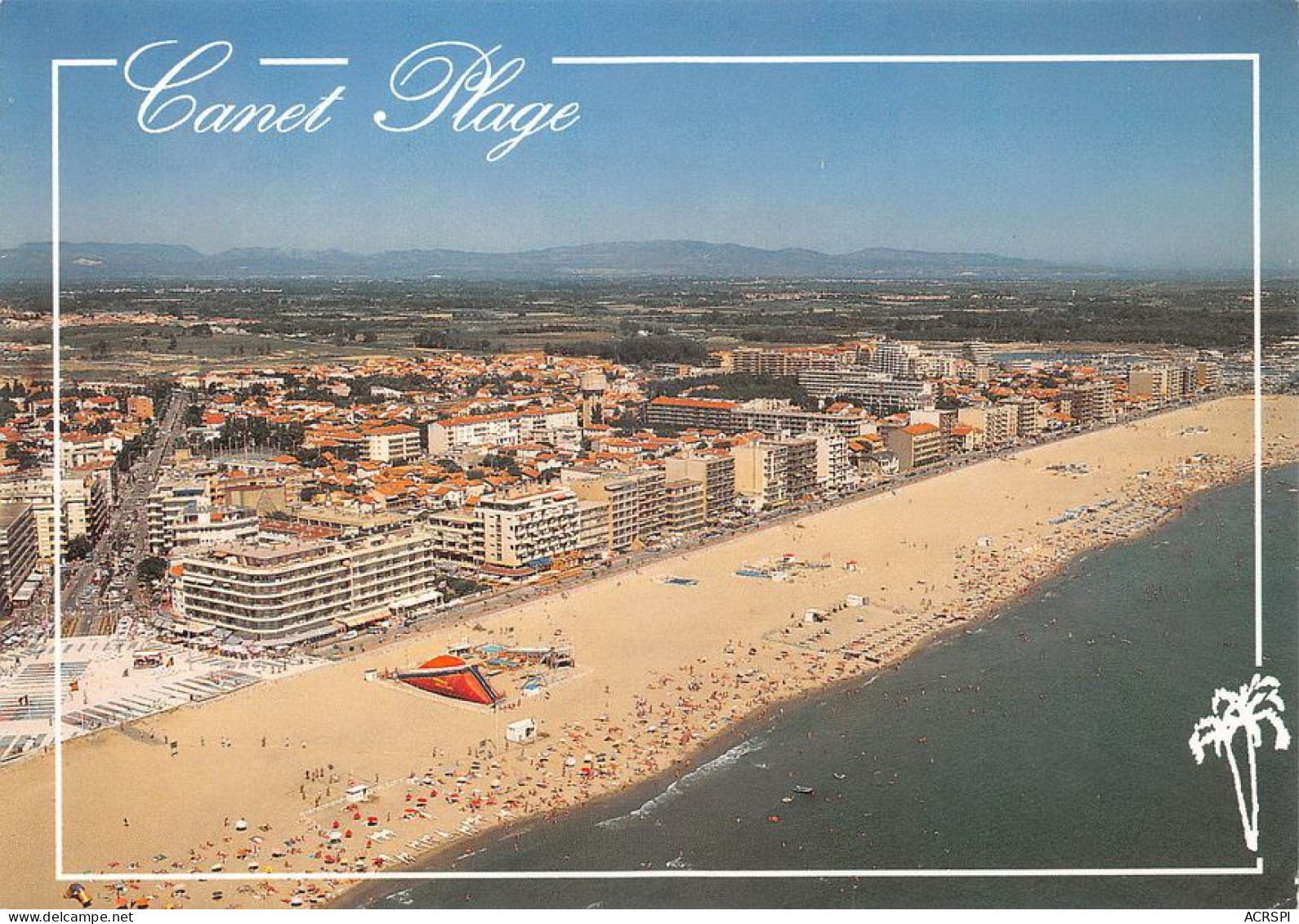 66  CANET PLAGE En Rousillon Vue Aérienne  (Scan R/V) N°   32   \MT9119 - Canet En Roussillon