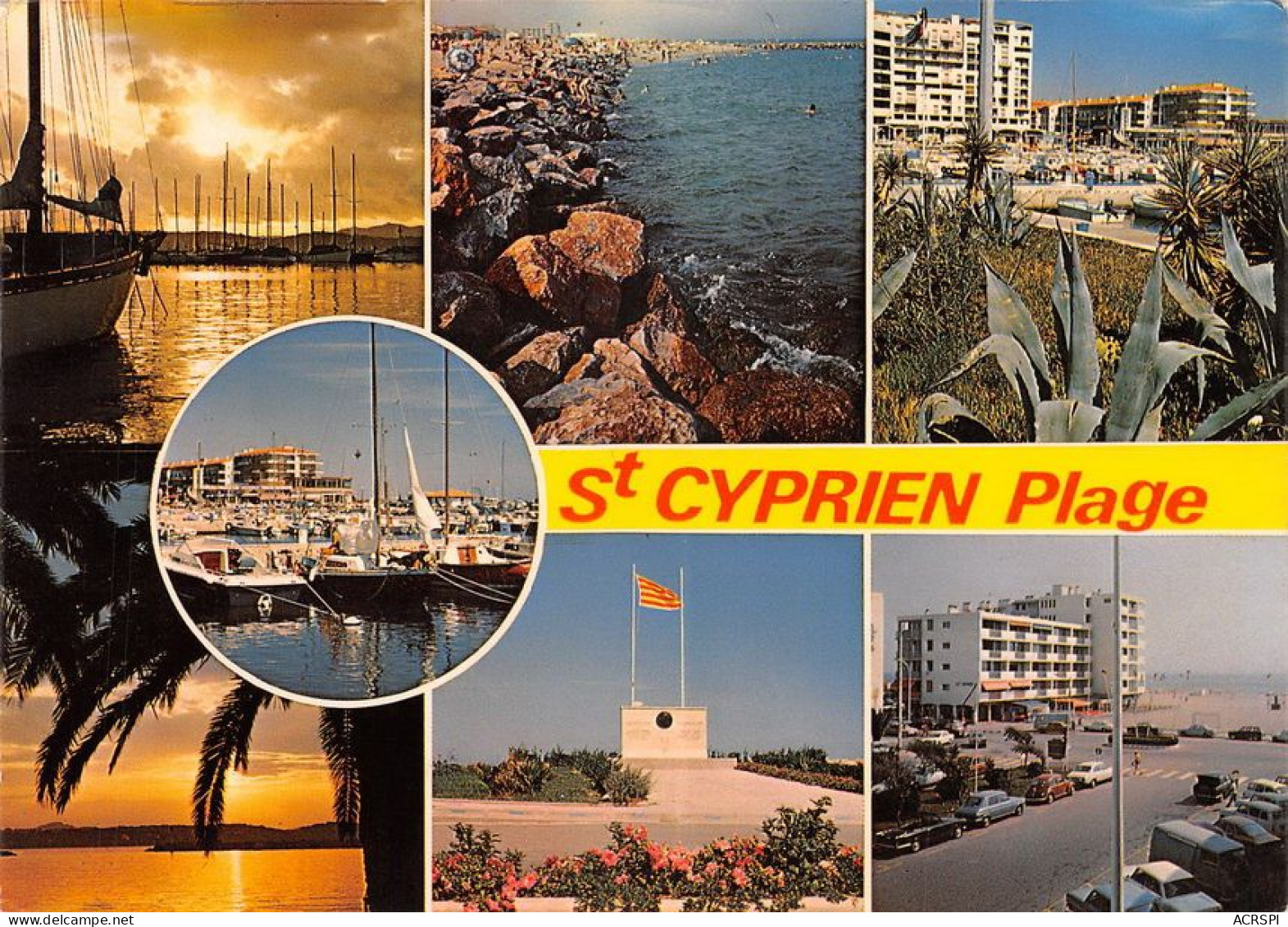 66  Saint-Cyprien Le Port Le Phare Et La Plage (Scan R/V) N°   34   \MT9118 - Saint Cyprien