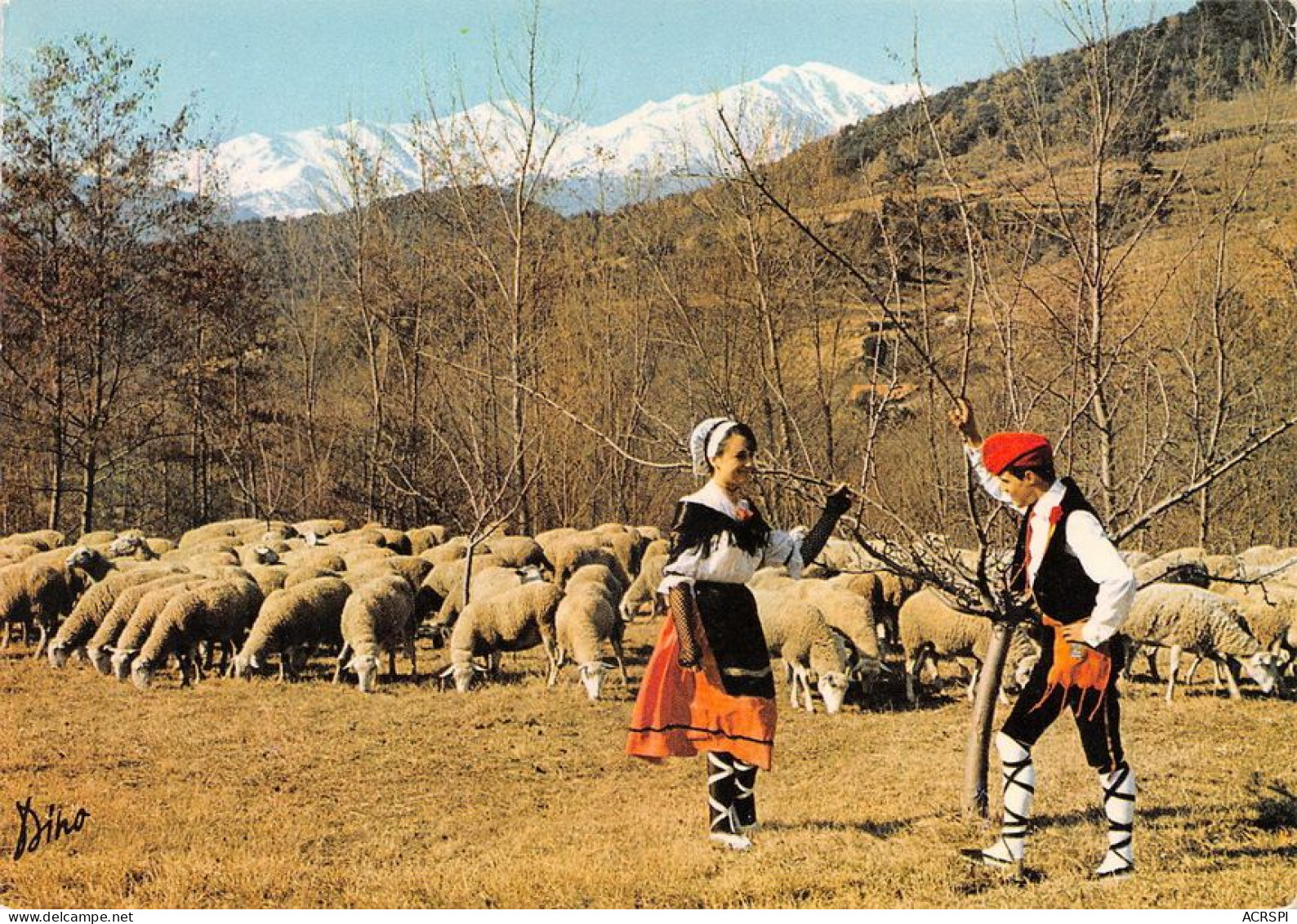 66 Prades Le PIC Du CANIGOU  Moutons Et Idylle Pastorale   (Scan R/V) N°   22   \MT9130 - Prades