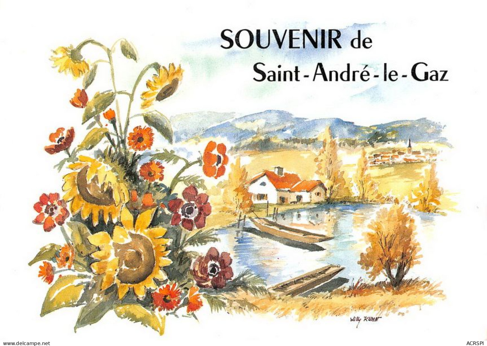 38  Saint-André-le-Gaz  Souvenir            (Scan R/V) N°   40   \MT9153 - Saint-André-le-Gaz
