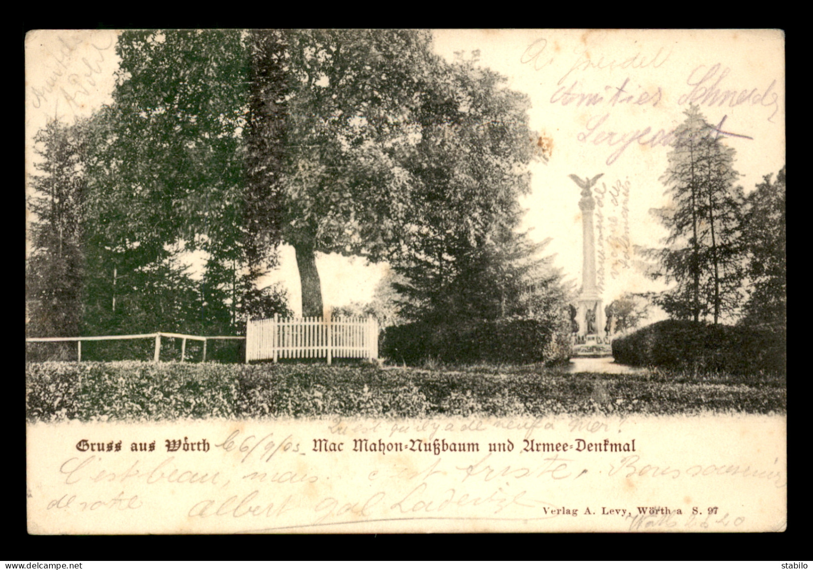 GUERRE DE 1870 - WOERTH (BAS-RHIN) - MONUMENT  MAC-MAHON - Woerth