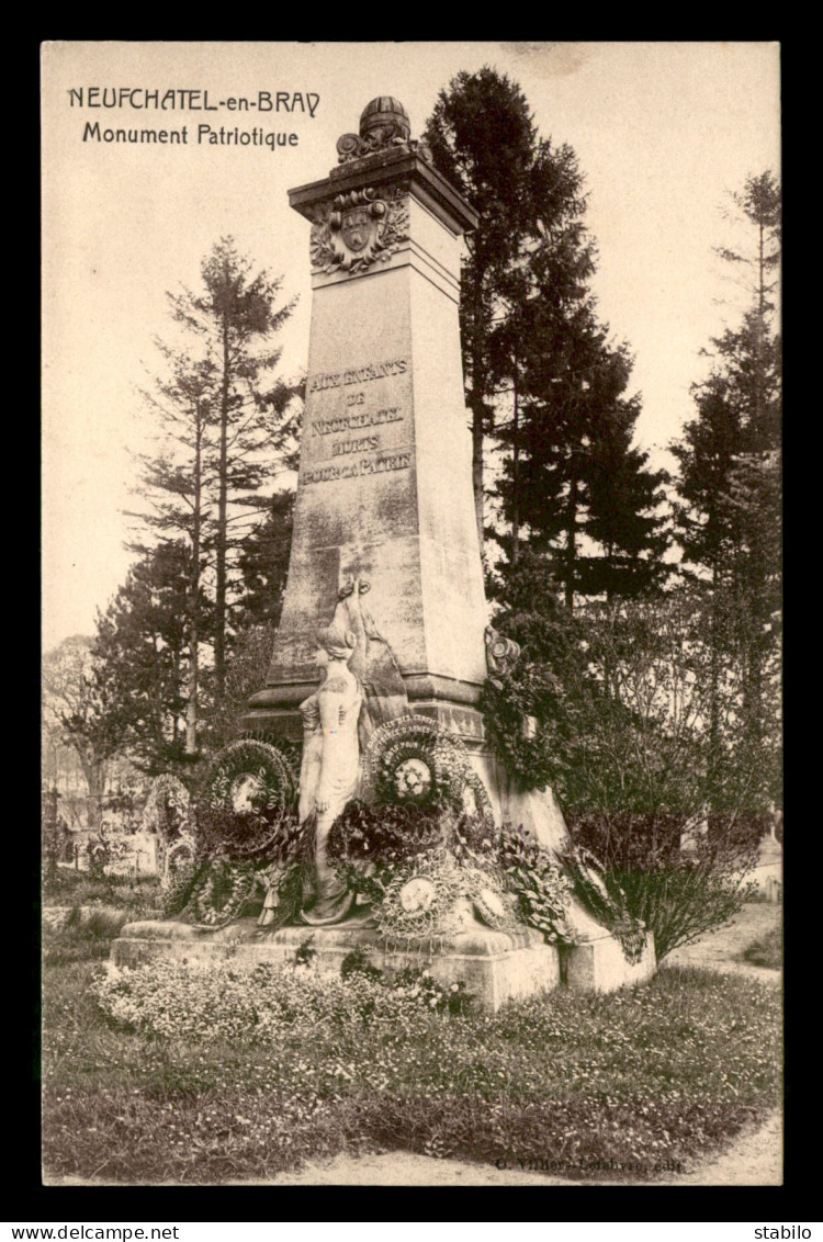 GUERRE DE 1870 - NEUFCHATEL-EN-BRAY (SEINE-MARITIME) - MONUMENT PATRIOTIQUE - Neufchâtel En Bray