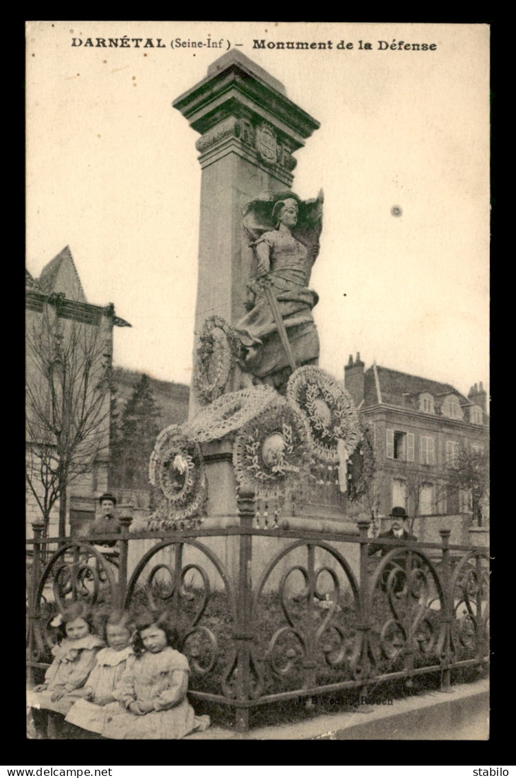 GUERRE DE 1870 - DARNETAL (SEINE-MARITIME) - MONUMENT DE LA DEFENSE - Darnétal