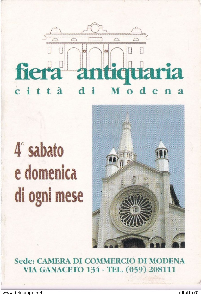 Calendarietto - Fiera Antiquaria - Modena - Anno 1994 - Formato Piccolo : 1991-00