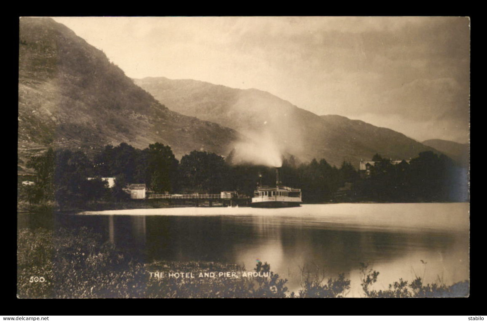 ROYAUME-UNI - ECOSSE - ARDLUI - THE HOTEL AND PIER - Dunbartonshire