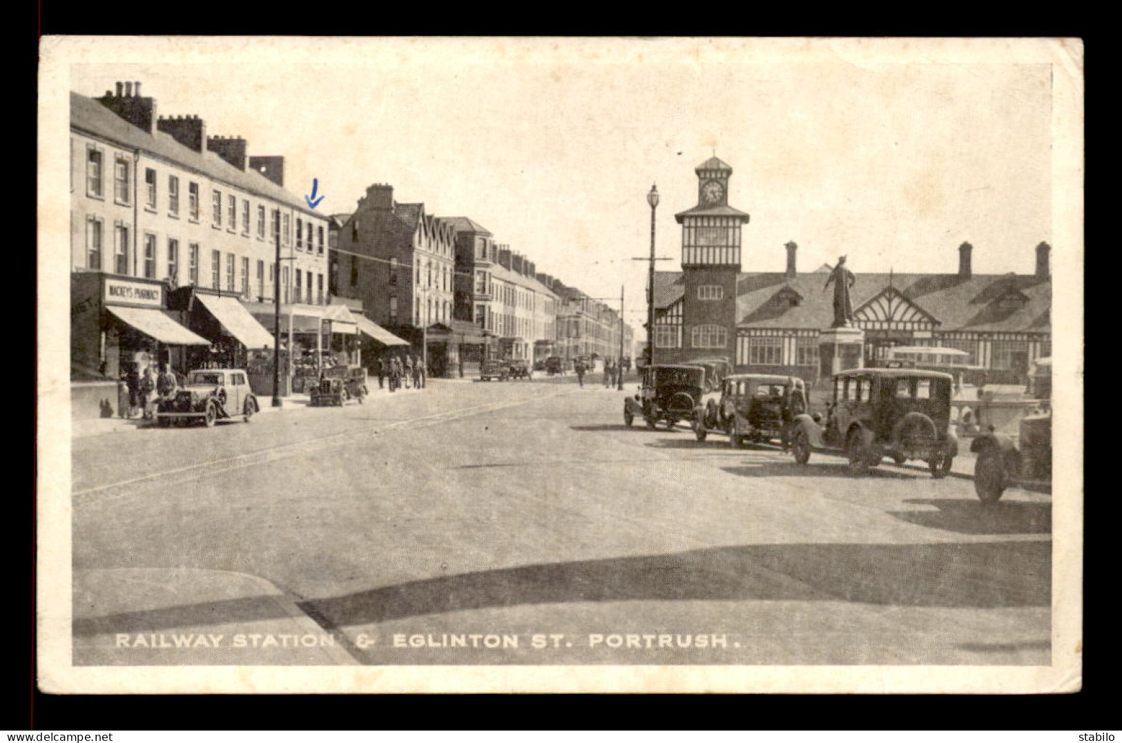 ROYAUME-UNI - IRLANDE DU NORD - PORTRUSH - RAILWAY STATION - Antrim