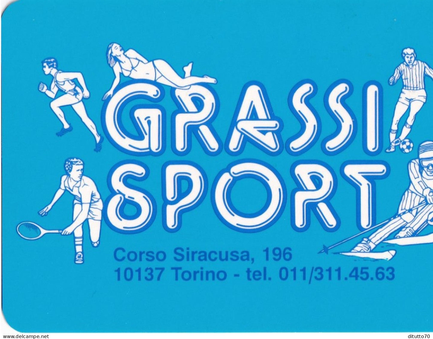 Calendarietto - Grassi Sport - Torino - Anno 1994 - Formato Piccolo : 1991-00