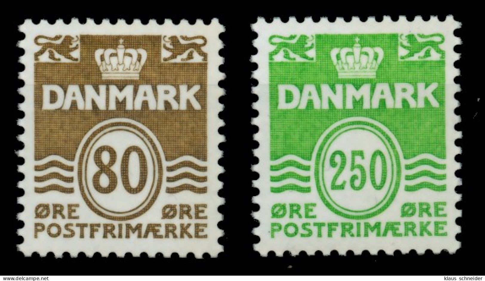DÄNEMARK Nr 821-822 Postfrisch X90E13A - Unused Stamps