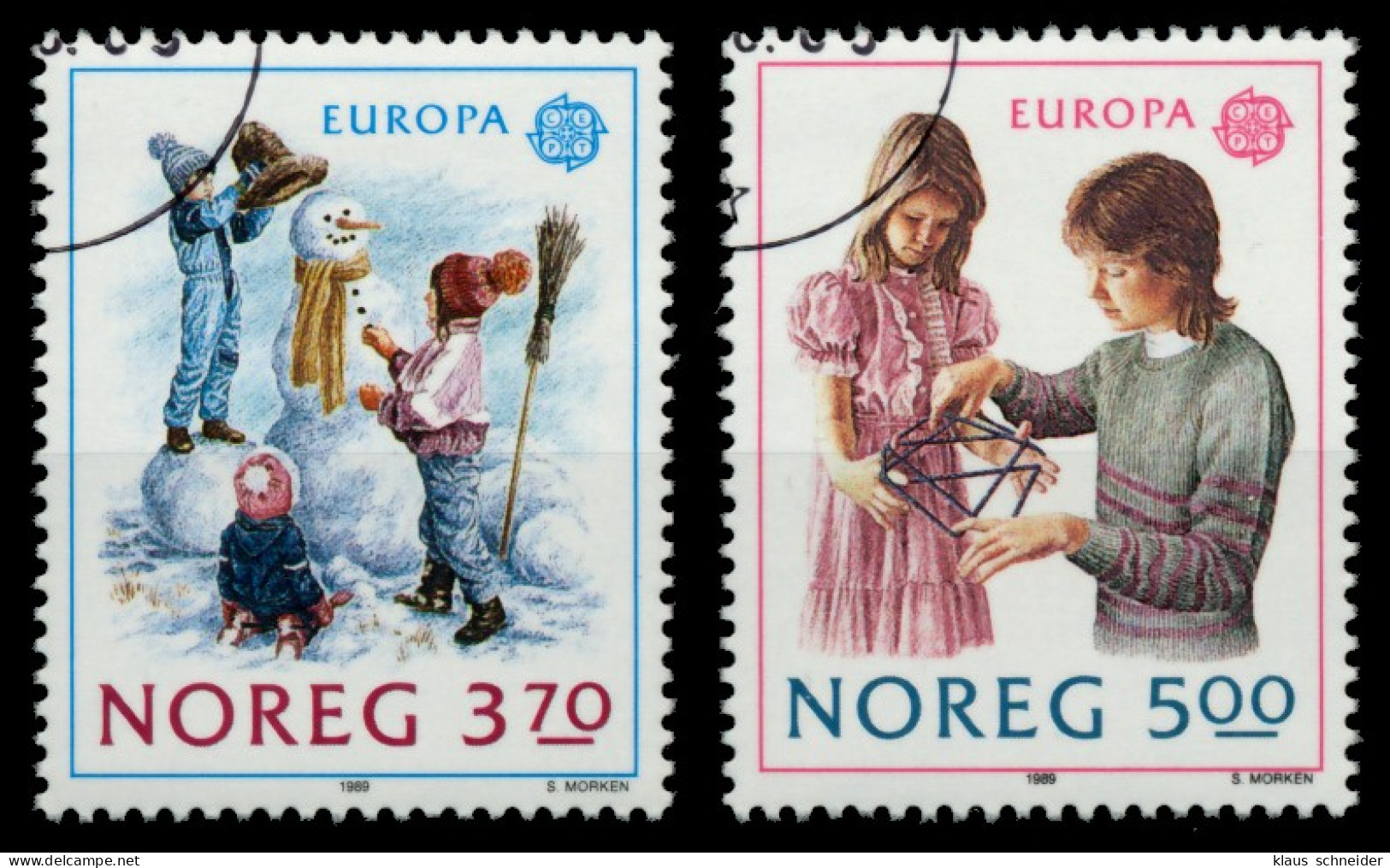 NORWEGEN 1989 Nr 1019-1020 Gestempelt X915E7E - Used Stamps