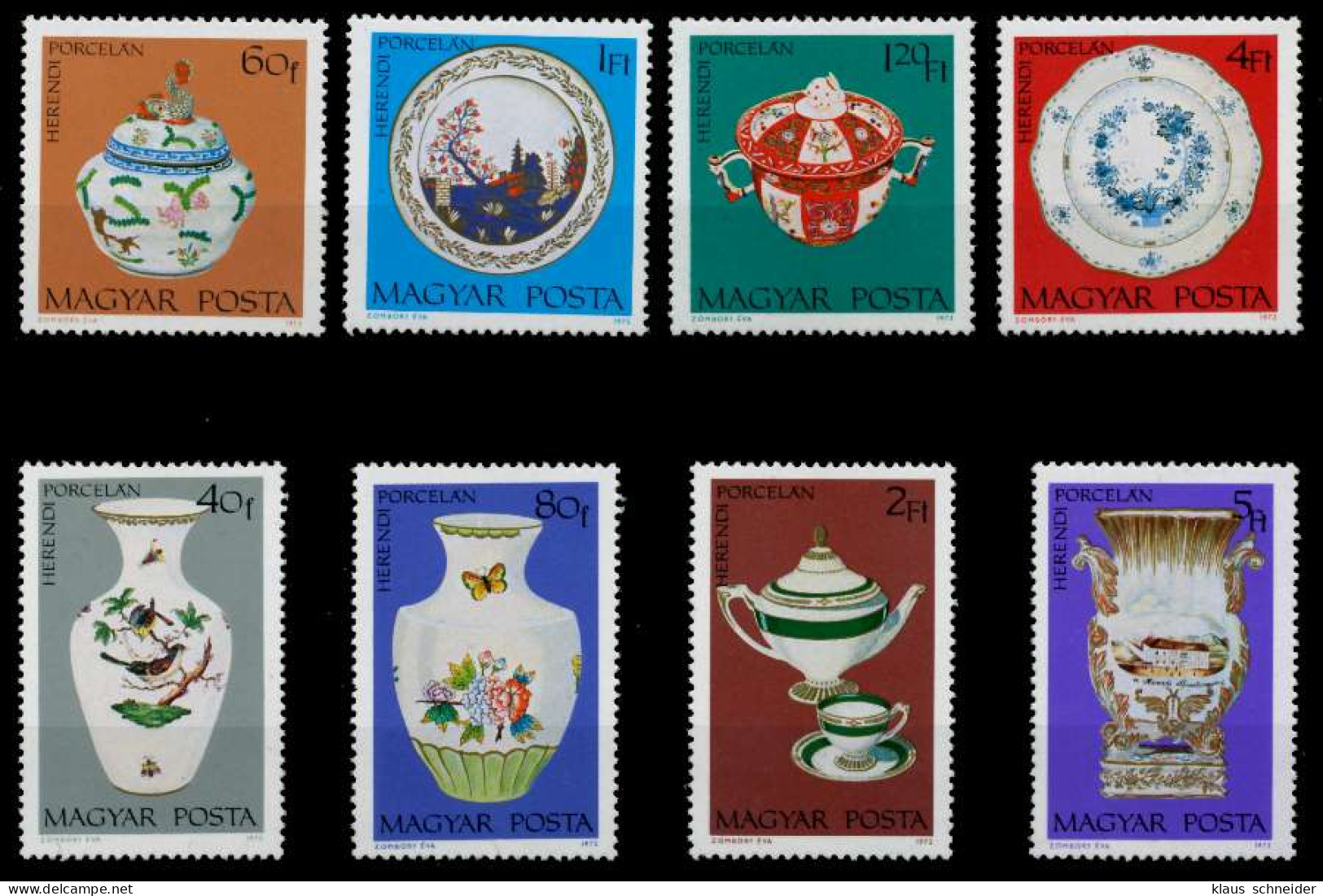 UNGARN Nr 2795A-2802A Postfrisch X92526A - Unused Stamps
