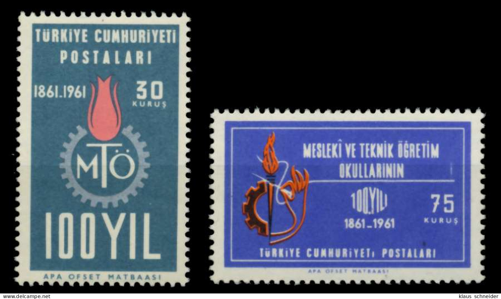 TÜRKEI Nr 1823-1824 Postfrisch S0411AA - Unused Stamps