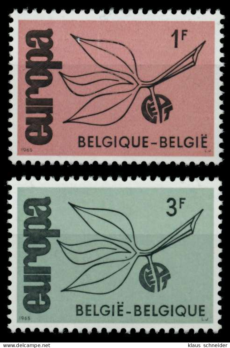 BELGIEN 1965 Nr 1399-1400 Postfrisch S0421FA - Unused Stamps